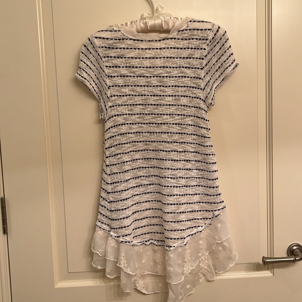 Altar’d State Short Sleeve Sweater & Lace Tunic Small EUC - Picture 9 of 12